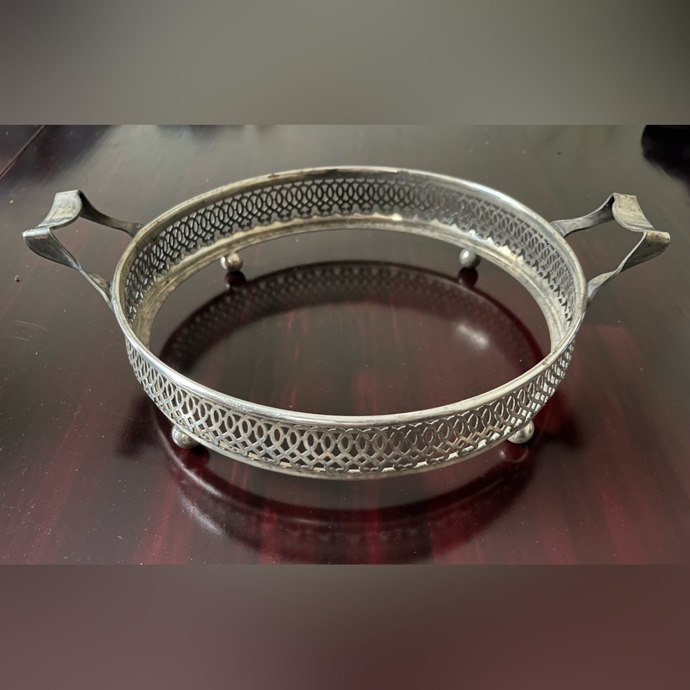 Warwick Plate Silver Plated Dish Holder